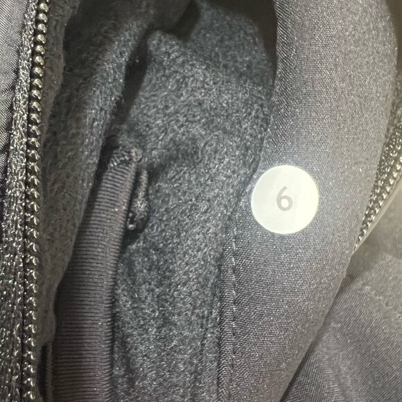 Lululemon Paddington Soft Shell Duffle Winter Coat Black Womens Size 6 - Picture 9 of 11